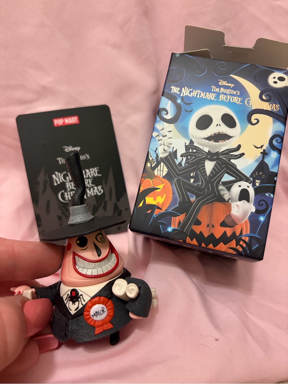 POP MART Disney The Nightmare Before Christmas Mayor Figure - Black/Grey